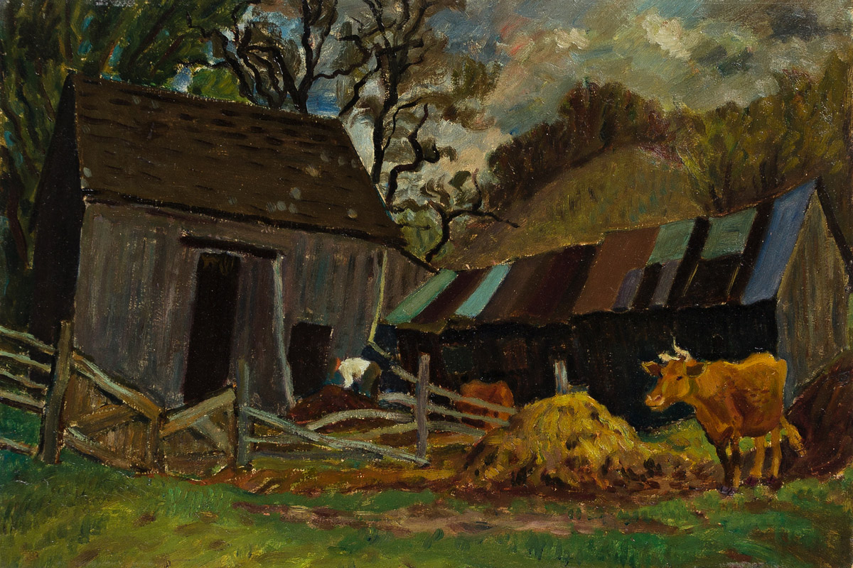 ILYA BOLOTOWSKY (1907-1981) The Farm.